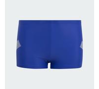 adidas Boy's Big Bars Swim Boxers Kids Swimwear, semi Lucid Blue, 11-12 Years