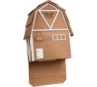 Big Bat Barn Bat House for Outdoors - The Complete Bat Box for Outdoor Use - Clean Your Garden of Mosquitoes - Bat Box without Paint Inside