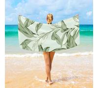 Big Bath Sheet Leaves Bath Sheets Hotel 80x130Cm | Soft Bath Sheets Towels Lint Free Body Wrap Spa Adults