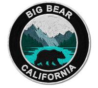 Big Bear California Patch for Clothes - Embroidered Iron on Patch for Backpack Jacket - Fabric Sports Patches for Clothes Souvenirs & Gifts ID45095