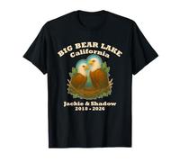 Big Bear Lake California Eagles Jackie and Shadow T-Shirt