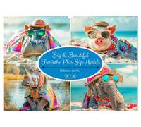 Big & Beautiful. Animal plus size models. Elephants and co. UK-Version (Wall Calendar 2026 DIN A3 Landscape), CALVENDO 12 Month Wall Calendar