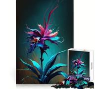 Big Beautiful Flower 1000 Piece Jigsaw Puzzle for Teenagers Logic Ability Mind Calming Fun Secure Join Great Gift (38x52cm)