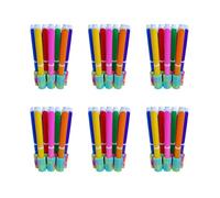 Big Bee, Little Bee - Marker Parker, Holder to Keep Markers Organized, Fits Most Broad and Fine Tip Markers, 100% Silicone, As Seen on Shark Tank, Markers Not Included (Swirl, 6-Pack)