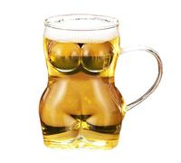 Big Beer Tankard - 650ML Extra-Large Drinking Glasses with Unique Body Design, Perfect for Pub Use, Tea and Various Beverages, Ideal Mug for Beer, Alcohol, Great for Social Events and Celebrations