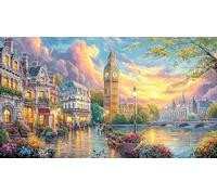 Big-Ben 1000 Piece Educational Game Challenge Jigsaw Puzzles Great Gift Idea Puzzles for Adults Kids Beautiful Decoration Puzzle 70x50/1000pcs