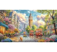 Big-Ben 1000 Piece Educational Game Challenge Jigsaw Puzzles Great Gift Idea Puzzles for Adults Kids Beautiful Decoration Puzzle 38x26/1000pcs