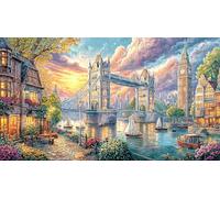 Big-Ben 1000 Piece Educational Game Challenge Jigsaw Puzzles Great Gift Idea Puzzles for Adults Kids Beautiful Decoration Puzzle 70x50/1000pcs