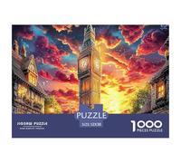 Big Ben 1000 Piece Jigsaw Puzzle for Family - Fun Challenge for Adults & Kids, A Great Gift And Interactive Home Decor Project 52x38cm/1000pcs