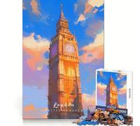 Big Ben 1000 Piece Jigsaw Puzzles for Adults Teenagers Reasoning Practice Restful Escape Premium Edges Meaningful Gift (38x26cm)
