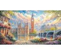 Big-Ben 1000 Piece Puzzle Game Recycled Paper Educational Game Challenge Fun and Challenging Family Game Great Gift Idea for Women, Gifts for Men 70x50/1000pcs