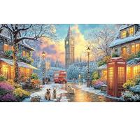 Big-Ben 1000 Pieces Jigsaw Puzzles Recycled Paper Fun and Challenging Family Game Puzzle Game Great Gift Idea for Decompression 38x26/1000pcs