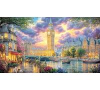 Big-Ben Adult Jigsaws 1000 Piece Puzzle Game Challenging Puzzles for Wall Decoration and Gifts Great Gift Idea Educational Games 38x52/1000pcs