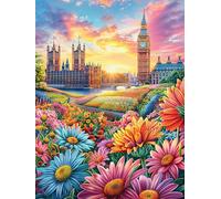 Big Ben at Sunset 1000 Piece Jigsaw Puzzle for Adults Home Office Wall Art Productivity Boost Precision Cut for Remote Workers 1000 PCS