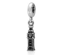 Big Ben Charms Dangle fit Pandora Vacation Bracelet, 925 Sterling Silver London Elizabeth Tower Pendant UK Beads, Gifts for Holiday/Mother's Day/Graduation