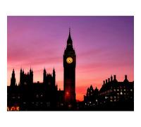 Big Ben Clock London Large Canvas Wall Art Print