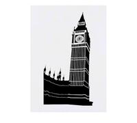 'Big Ben Clock' Temporary Tattoo - Water Resistant, Skin-Safe, Non-Toxic Transfer (TO00079539)