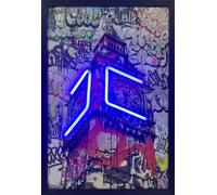 Big Ben Clock Tower Neon LED Wall Art 40x60 cm