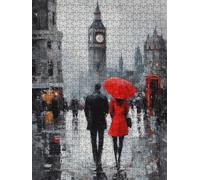Big Ben Couple Jigsaw Puzzle 4000 Piece, Puzzles for Adults 4000, The Impossible Challenge, Jigsaw Puzzle Games Classic Educational, Wooden Puzzles, for Home Wall Decoration Gift FNKL1-231