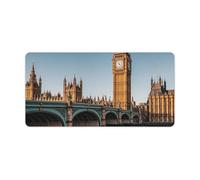Big Ben Desk Pad Protector Large Waterproof Desk Mat Blotter Non-Slip Rubber Base Multifunctional Mouse Keyboard Gaming Pad Big Computer Mat for Home Office