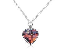 Big Ben in London United Kingdom Trendy Pet Ashes Necklace for Unisex Memorial Pendant Keepsake Urn Jewelry
