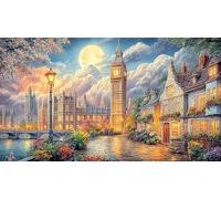 Big-Ben Jigsaw Puzzle 1000 Piece Recycled Paper Great Gift Idea Challenging Puzzles for Relaxation, Creativity & Gift Giving for Adults 38x26/1000pcs