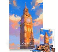 Big Ben Jigsaws 1000 Pieces for Teenagers Creative Think Easy Enjoyment Exact Edges Xmas Present (50x75cm)