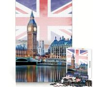 Big Ben London 1000 Adult Pieces Jigsaw Puzzle Logic Practice Casual Enjoyment Clean Edges Perfect Xmas (38x52cm)