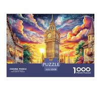 Big Ben_ London 1000 Piece Jigsaw Puzzle with Whimsical Design - A Charming Challenge for All Ages And Beautiful Home Decoration 52x38cm/1000pcs