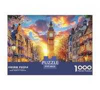 Big Ben_ London 1000 Piece Jigsaw Puzzle with Whimsical Design - A Charming Challenge for All Ages And Beautiful Home Decoration 38x26cm/1000pcs