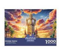 Big Ben_ London 1000 Piece Jigsaw Puzzle with Whimsical Design - A Charming Challenge for All Ages And Beautiful Home Decoration 38x26cm/1000pcs