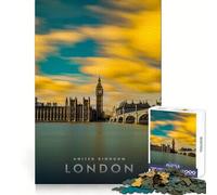 Big Ben London Adult Jigsaw Puzzle1000 Pieces Memory Ability Relaxed Leisure Secure Join Warm Xmas Gift (50x75cm)
