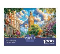 Big Ben_ London Puzzles 1000 Piece. Puzzle Impossible, Puzzle Family Activity Puzzles Game 70x50cm/1000pcs