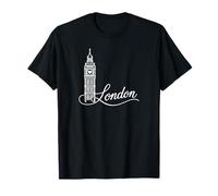 Big Ben, London, United Kingdom Signature Heart Art Souvenir T-Shirt