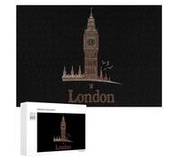 Big Ben London Wooden Puzzle Letter on Back Adults Difficult Jigsaw Puzzles for Home Decor Birthday Gift