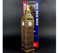 Big Ben Money Box Large Made of Metal and Plastic with Clock