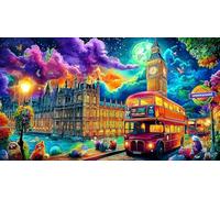Big-Ben-Palace-of-Westminster-London Adult Jigsaws 1000Pc Educational Game Decompression Fun Present & Activity for Home for Adults and Kids Age 12 Years + Beautiful Decoration Puzzle 38x26/1000pcs