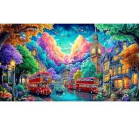 Big Ben Palace of Westminster London Puzzle for Adults 1000 Piece - Challenging Impossible Hard Game Great Gift Idea 75x50/1000pcs