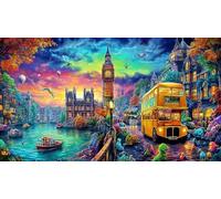 Big-Ben-Palace-of-Westminster-London Puzzle for Adults 1000Pc Educational Game Decompression Challenging Puzzles for Adults and Kids Age 12 Years Up Great Gift Idea 70x50/1000pcs