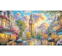 Big-Ben Puzzle for Adults 1000Pc Recycled Paper Beautiful Decoration Puzzle Challenging for Decompression and Wall Decor Great Gift Idea 38x26/1000pcs