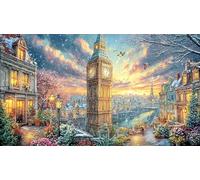 Big-Ben Puzzle for Adults 1000Pc Recycled Paper Beautiful Decoration Puzzle Challenging for Decompression and Wall Decor Great Gift Idea 38x52/1000pcs