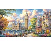 Big-Ben Puzzle for Adults 1000Pc Recycled Paper Beautiful Decoration Puzzle Challenging for Decompression and Wall Decor Great Gift Idea 38x26/1000pcs
