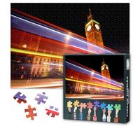 Big Ben Puzzles for Adults 1000 Pieces, British Parliament Buildin Jigsaw Puzzles, Adult Puzzle for Adults, Educational Fun Games or Toys for Elders Friends 20X27 INCH