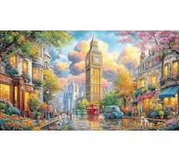 Big-Ben Recycled Paper Puzzle Game 1000 Piece Educational Game Challenge Fun Present & Activity for Home Great Gift Idea for Women, Gifts for Men 38x26/1000pcs