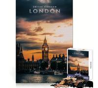 Big Ben Tower 1000-piece Puzzle for Teenagers Thinking Skill Calm Distraction Smooth Cut Great Gift (50x75cm)