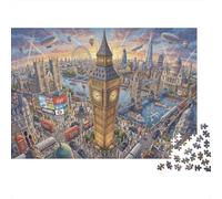Big Ben Tower Bridge Jigsaw Puzzle 1000 Pieces, Gift for Puzzle Fans