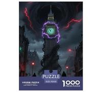 Big Ben, UK 1000 Pieces Portable Jigsaw Puzzle for Adults Quirky, Abstract Design, Fun Details, Educational, Challenging Puzzle Games 70x50cm/1000pcs