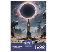 Big Ben, UK 1000 Pieces Portable Jigsaw Puzzle for Adults Quirky, Abstract Design, Fun Details, Educational, Challenging Puzzle Games 70x50cm/1000pcs