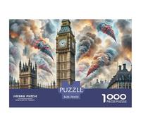 Big Ben, UK 1000 Pieces Portable Jigsaw Puzzle for Adults Quirky, Abstract Design, Fun Details, Educational, Challenging 70x50cm/1000pcs