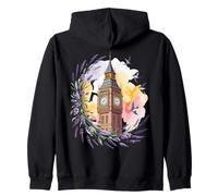 Big Ben Vacation Timeless London Charm Nature Zip Hoodie